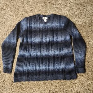 Sold-Alfred Dunner Ombre Stripe Sweater